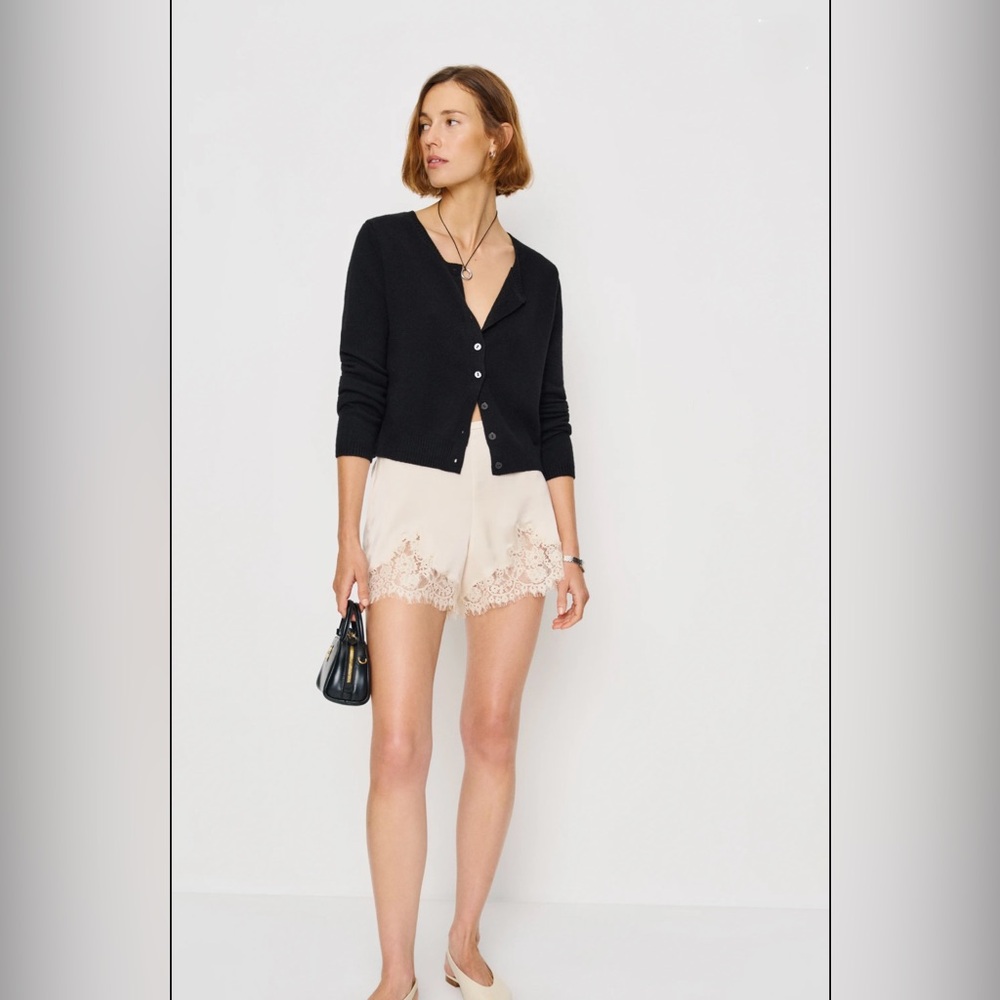 Reformation Clara Cashmere Crew Cardigan